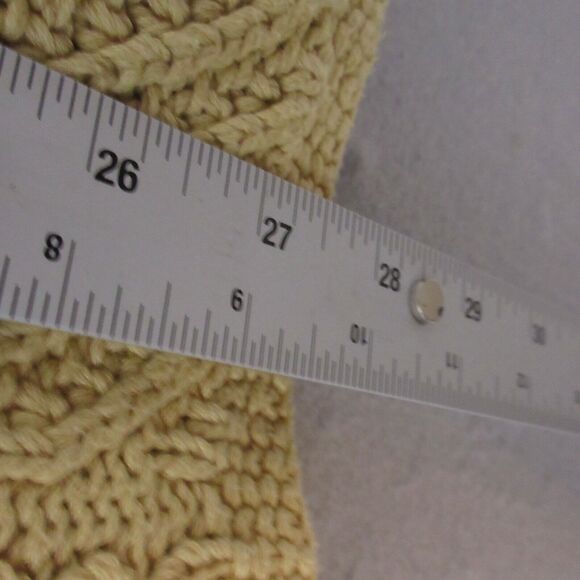 Lauren Ralph Lauren Yellow Cable Knit Cardigan - Picture 9 of 12